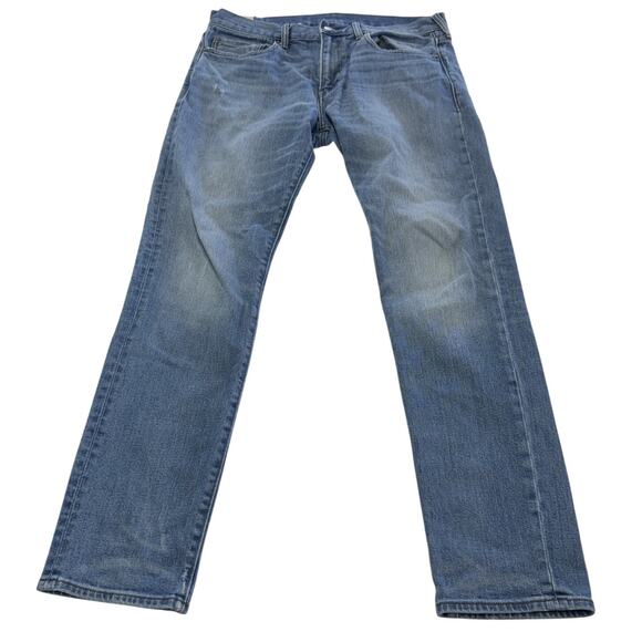 J Crew Jeans Mens 33x32 Blue 484 Extra Slim Stretch Denim Straight Leg Pants - Picture 1 of 9